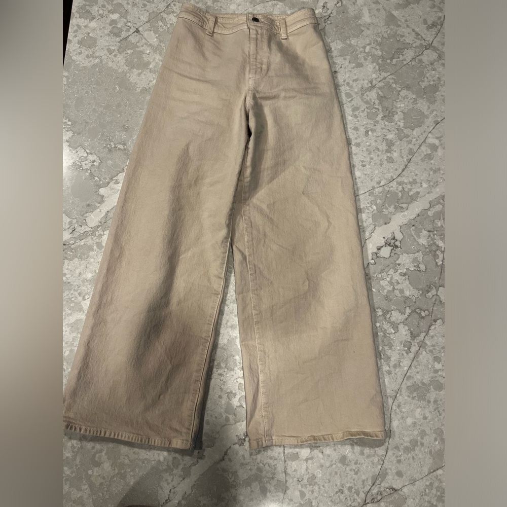 Universal thread cream wide leg pants
